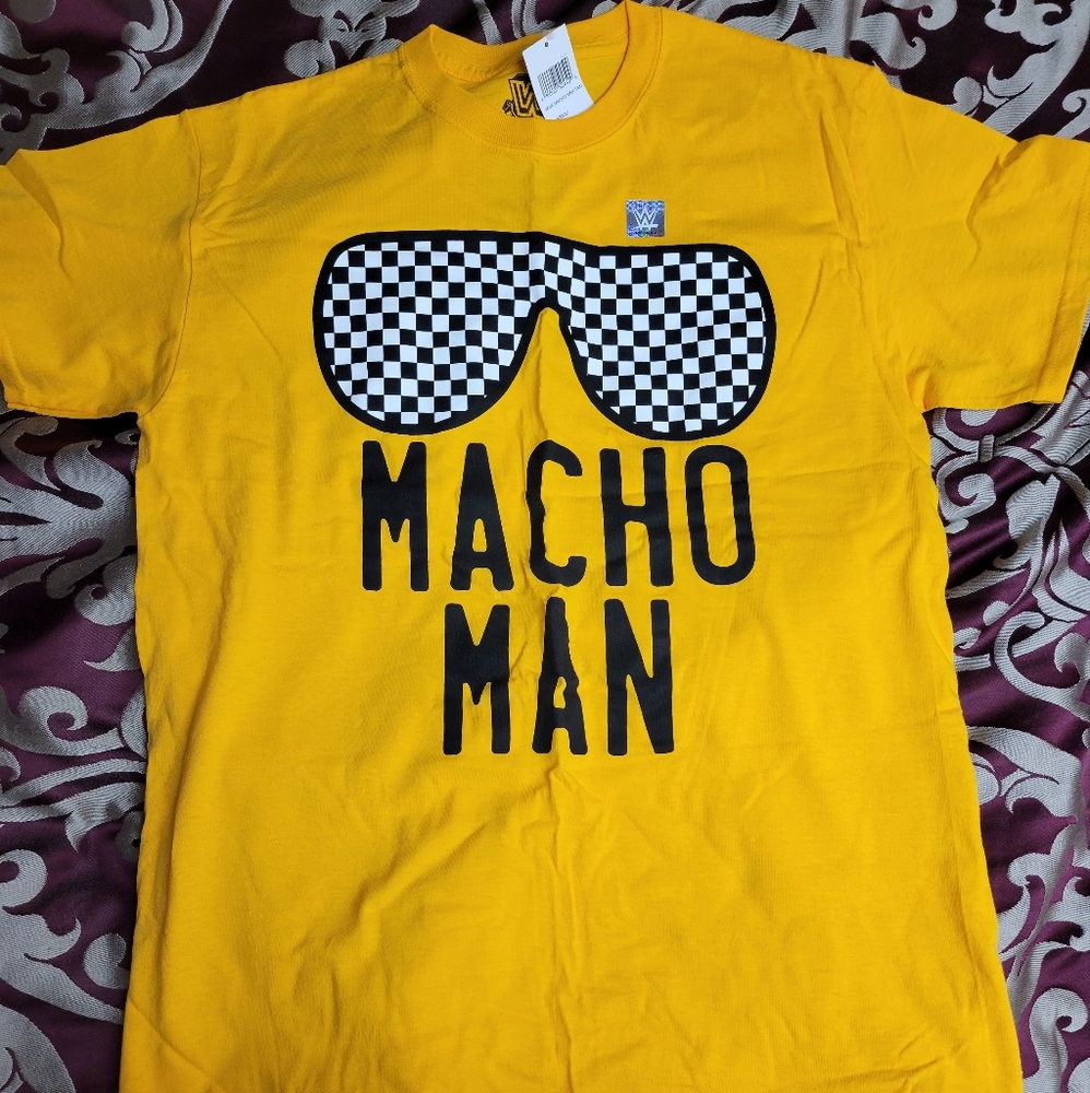 Brand new wwe nyc macho man randy savage legends t shirt size medium.